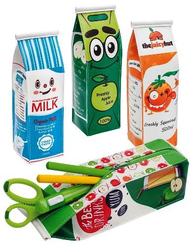 Pencil Case in Juice Container Design