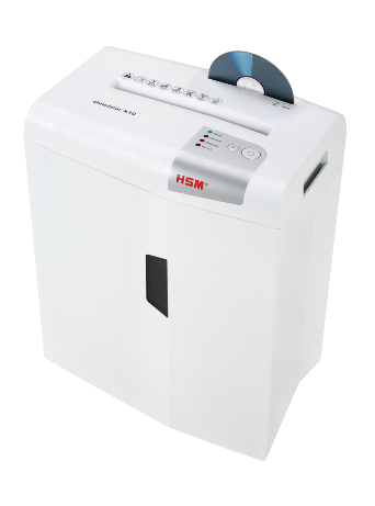 Shredder
10 Sheets + CD + Credit Cards +Staples & Paper Clips