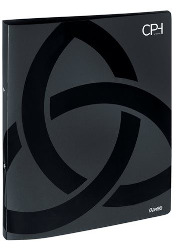 A4 Flexible Plastic 2 Ring Binder 'CPH' Black