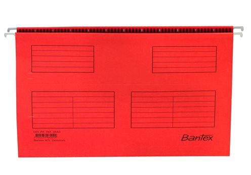 Bantex A4 Suspension Files Red Box of 25