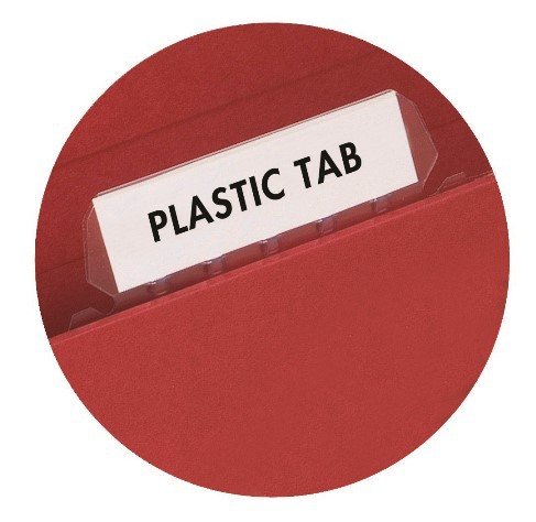 Suspension Files Flexible Plastic Tabs