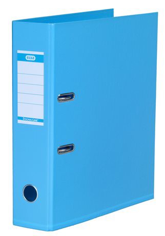 Elba Plastic Lever Arch File Baby Blue 8cm