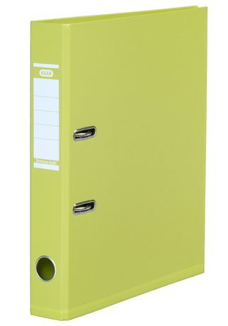 Elba Plastic Lever Arch File Lime 4cm