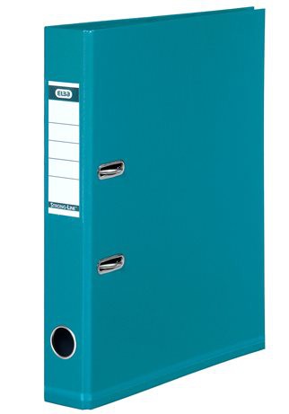Elba Plastic Lever Arch File Turquoise 4cm