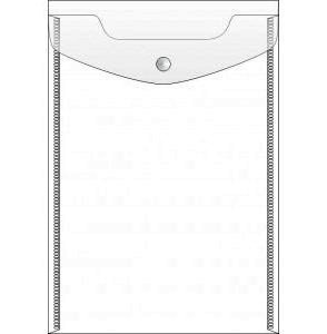 A6 Pocket File One Button Transparent 
Pack of 24