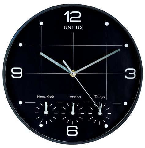 Wall Clock 'On Time' Dia: 30.5cm