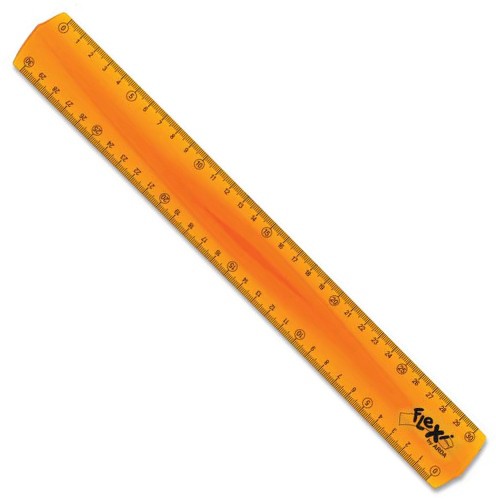 Ruler 30cm Flexible Assorted Colours Arda