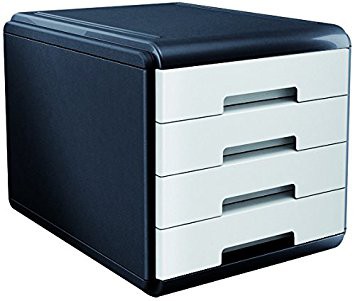 Plastic Drawers x 4 White
