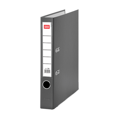 Cassa Plastic Lever Arch File Black 4cm