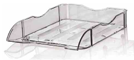 Filing Tray Transparent Single 'CASSA'