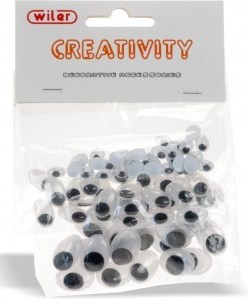 Wiggle Eyes Black 3 Different Sizes