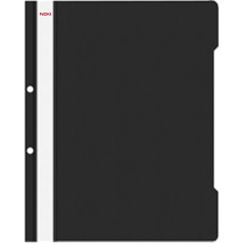 Noki Punched Flat File A4 Black