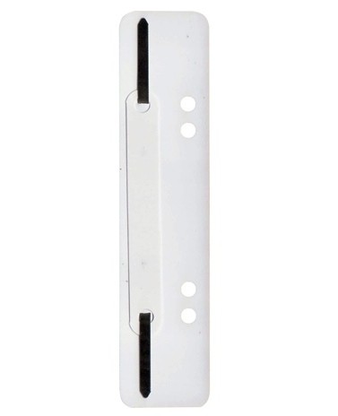 Punched Twin Clips White