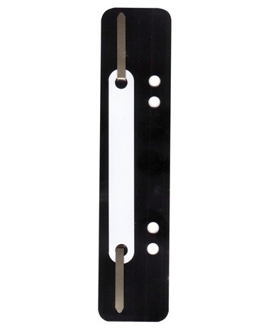 Punched Twin Clips Black