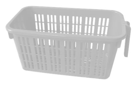 Basket with handle White