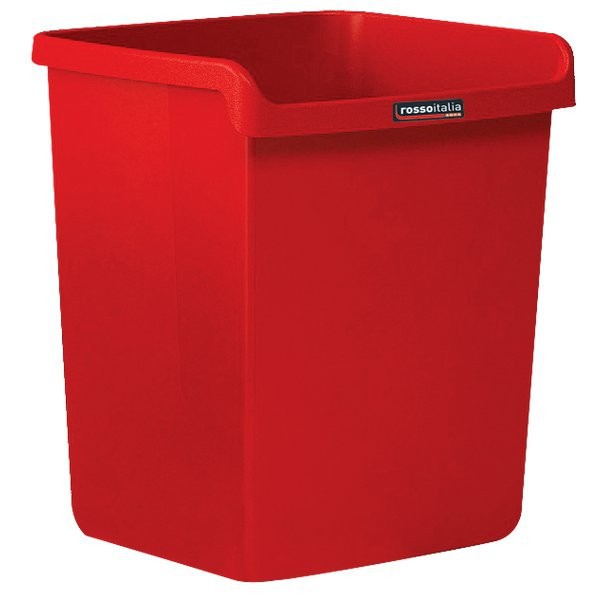 Waste bin 15L Red