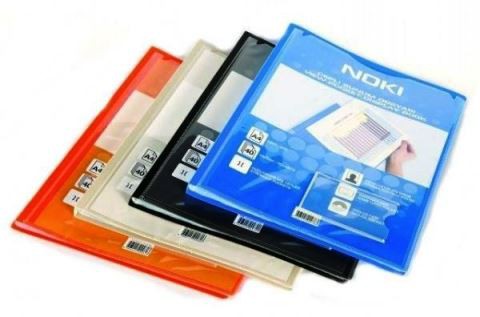 Display Book Assorted Colours 20 pockets