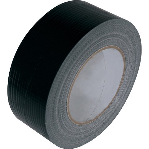 Heavy Duty Reinforced Tape Black 50mm x 25m