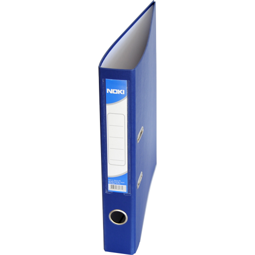 Noki Plastic Lever Arch File Dark Blue 4cm