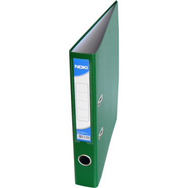 Noki Plastic Lever Arch File Green 4cm
