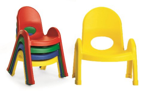 Plastic Chair 'Lifetime Warranty' Yellow