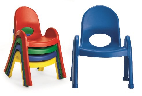 Plastic Chair 'Lifetime Warranty' Blue