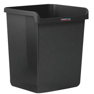 Waste bin 15L Metallic Black