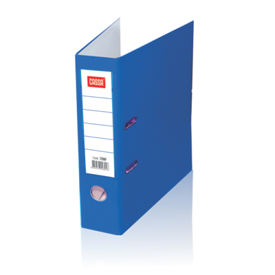 Cassa Plastic Lever Arch File Blue 8cm