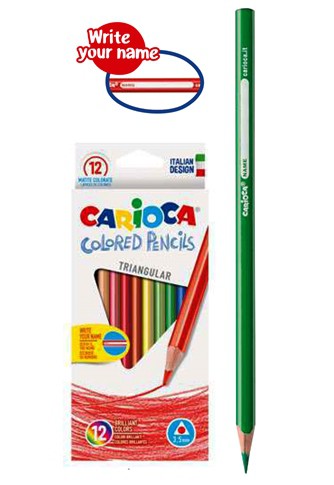 Pencil Colours Triangular Grip by 12