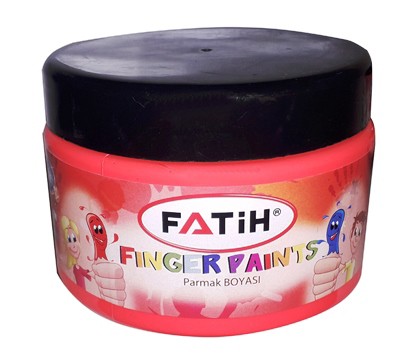 Finger Paint 500ml Neon Red