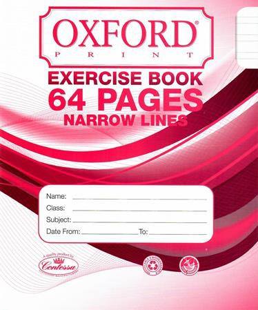 Copy Book Narrow Lines 64 pages
