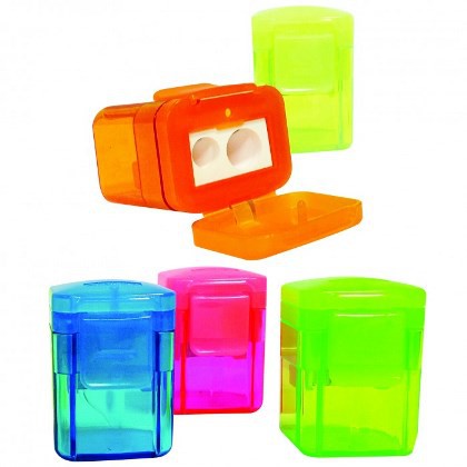 Sharpener with Plastic Container
