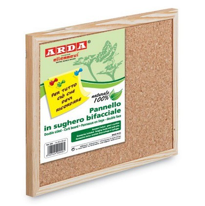 Cork Board 30 x 40cm Wooden Framed