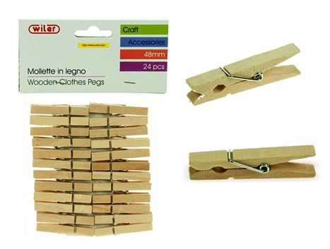 Wooden Pegs 48mm