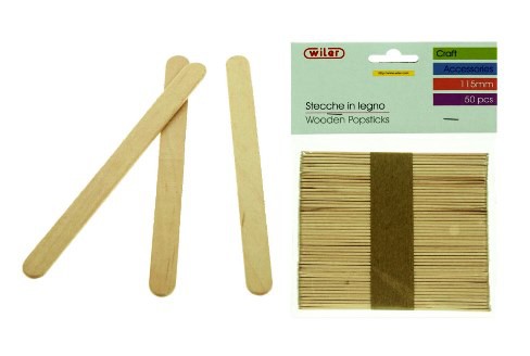 Wooden Pop Sticks 115mm