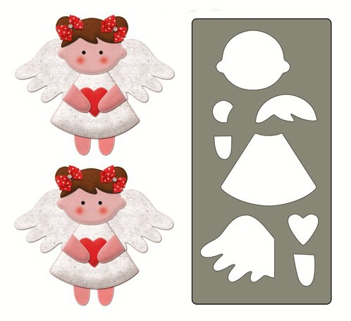 Steel Stencil Angel