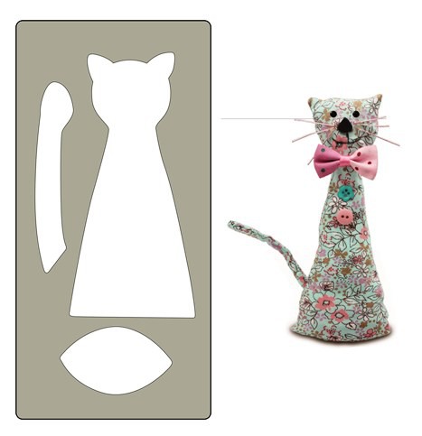 Steel Stencil Cat
