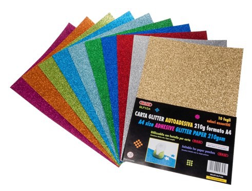 Self Adhesive Glitter Paper A4