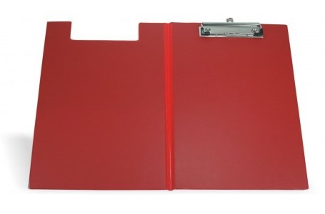 Foldover Clip Board A4 Red 'Wiler'