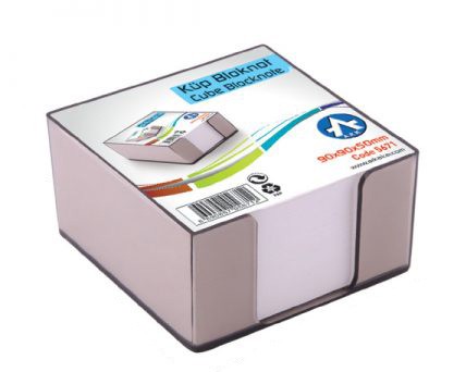 Memo Cube Dispenser White Sheets 'Ark'