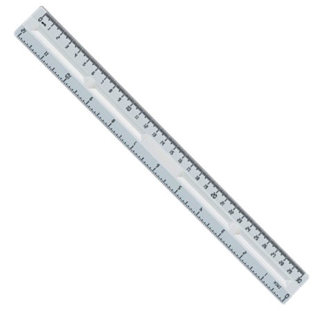 Ruler 30cm Transparent 'Ark'
