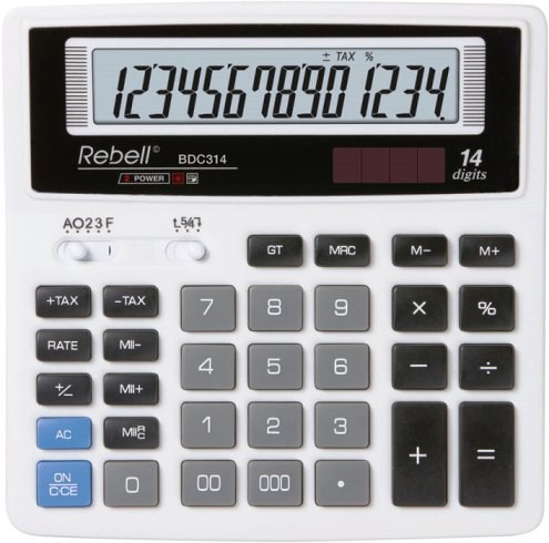 14 Digit Calculator BDC 314