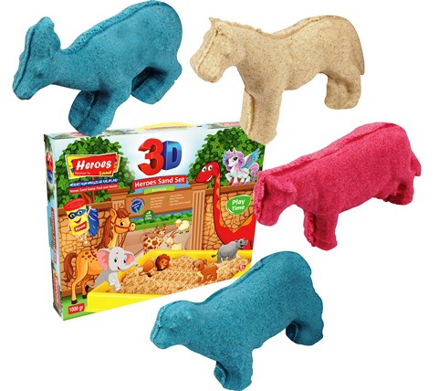 Kinetic Sand Set 3D 'Farm Animals'