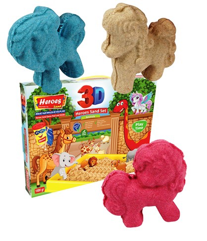 Kinetic Sand Set 3D 'Ponys'